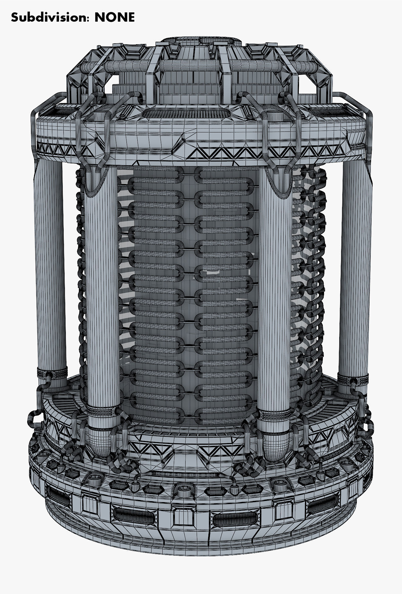 Reactor Gen Sci Fi v 1 3D model_13