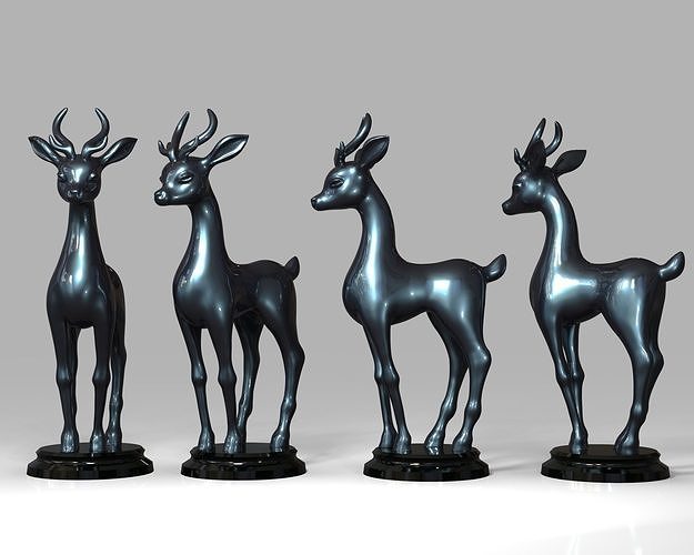 Deer Art Free 3D print model