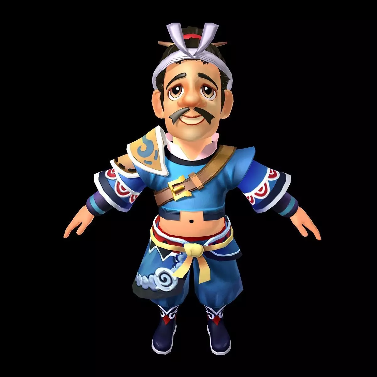 Game characters - bearers 3D model_0