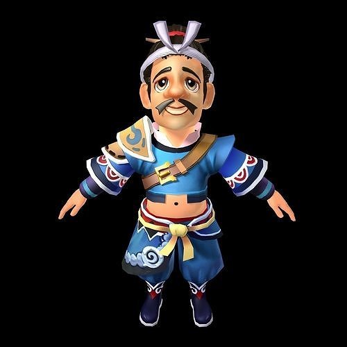 Game characters - bearers 3D model