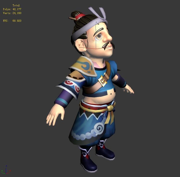 Game characters - bearers 3D model_4