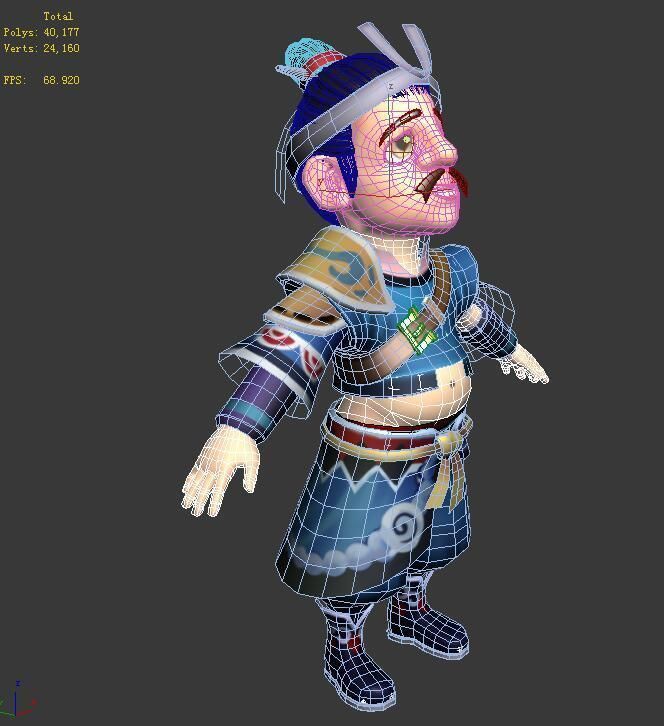 Game characters - bearers 3D model_5