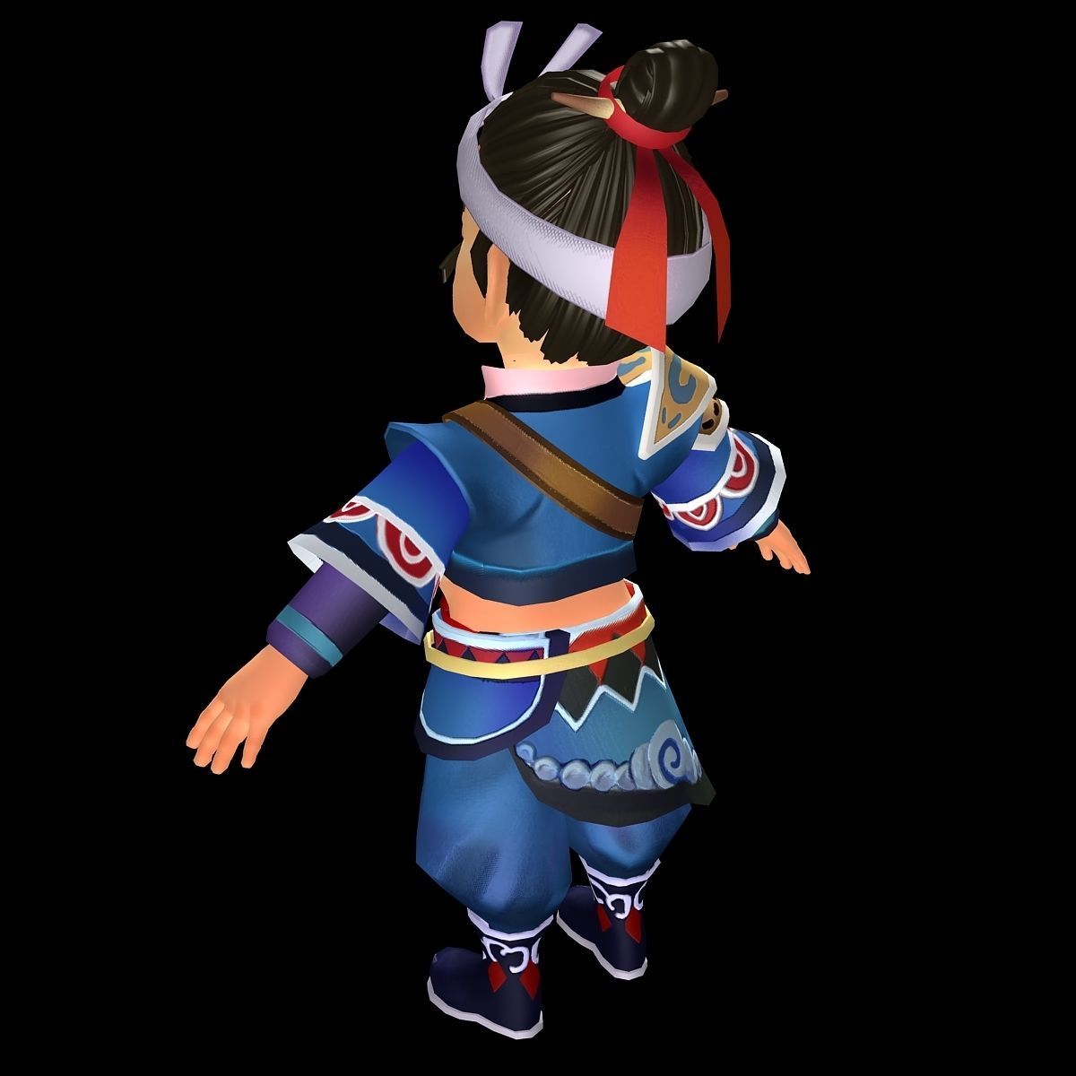 Game characters - bearers 3D model_1