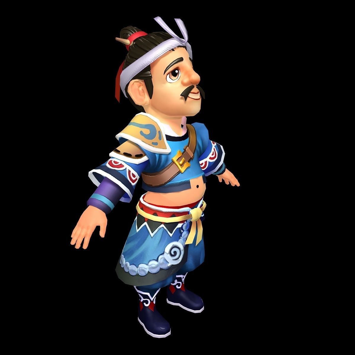 Game characters - bearers 3D model_3