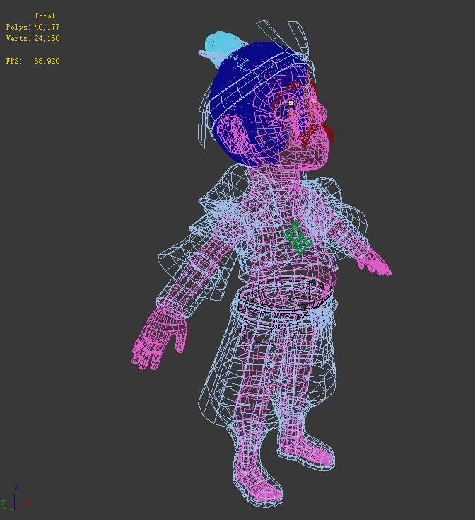 Game characters - bearers 3D model_6