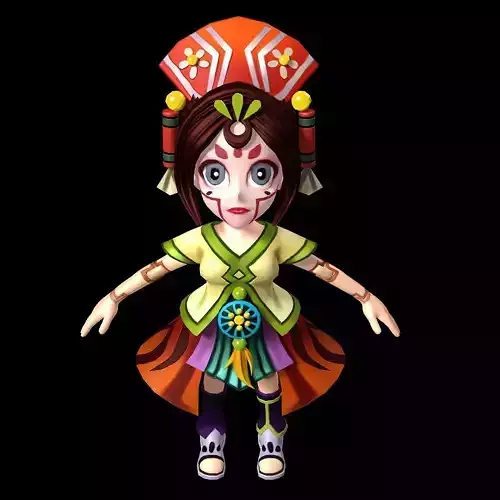 The character of the game - exquisite maid