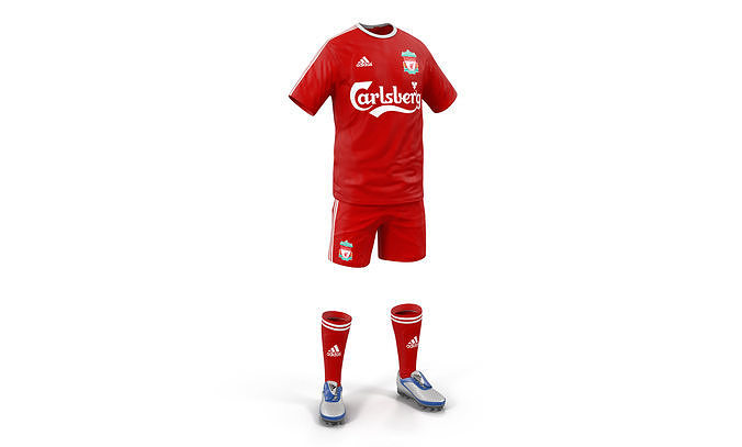 Soccer Clothes Liverpool 3D model