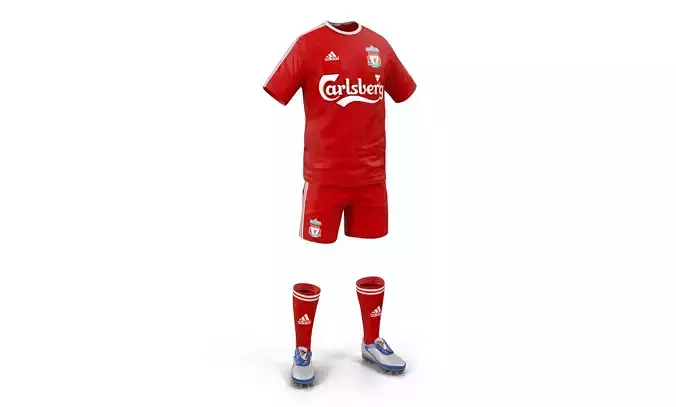 Soccer Clothes Liverpool 3D model