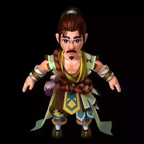 The character of the game - Lu has feet