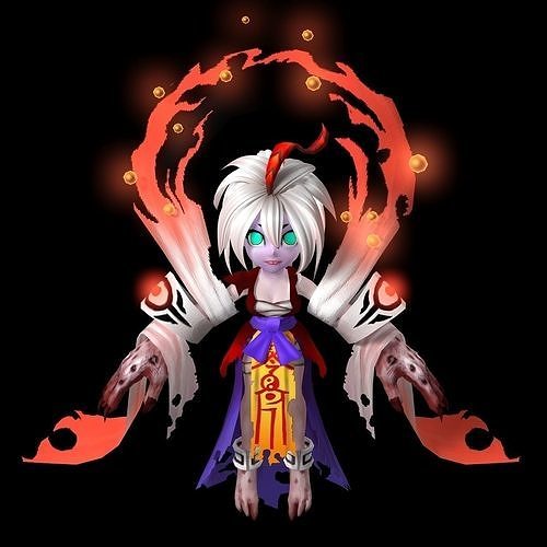The characters of the game - the corpse 3D model