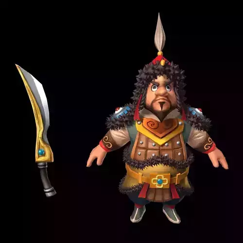 Game characters - Mongolian captain