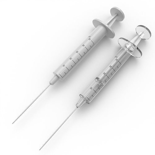 Syringe two syringes 3D model