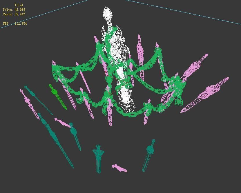 The character of the game - the seal of the defeated 3D model_4