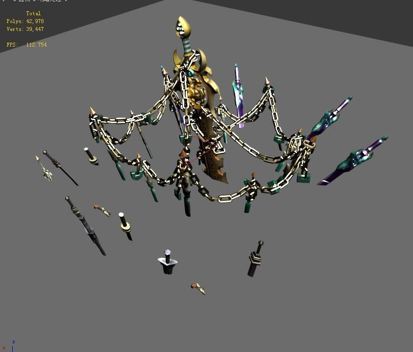 The character of the game - the seal of the defeated 3D model_3