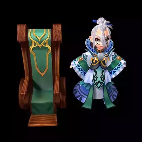 The characters of the game - Qiu 1000 feet