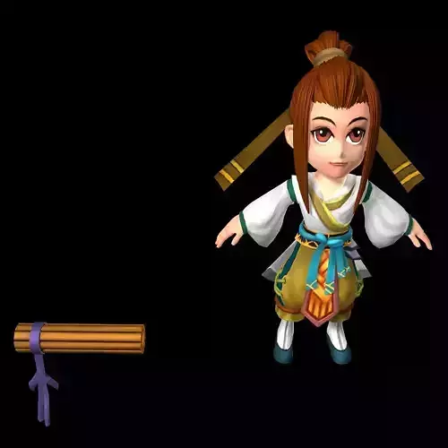 Game characters - book children