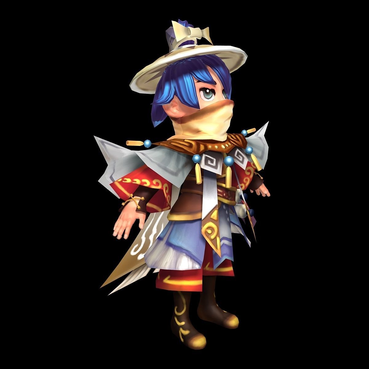 Game characters - storytellers 3D model_4