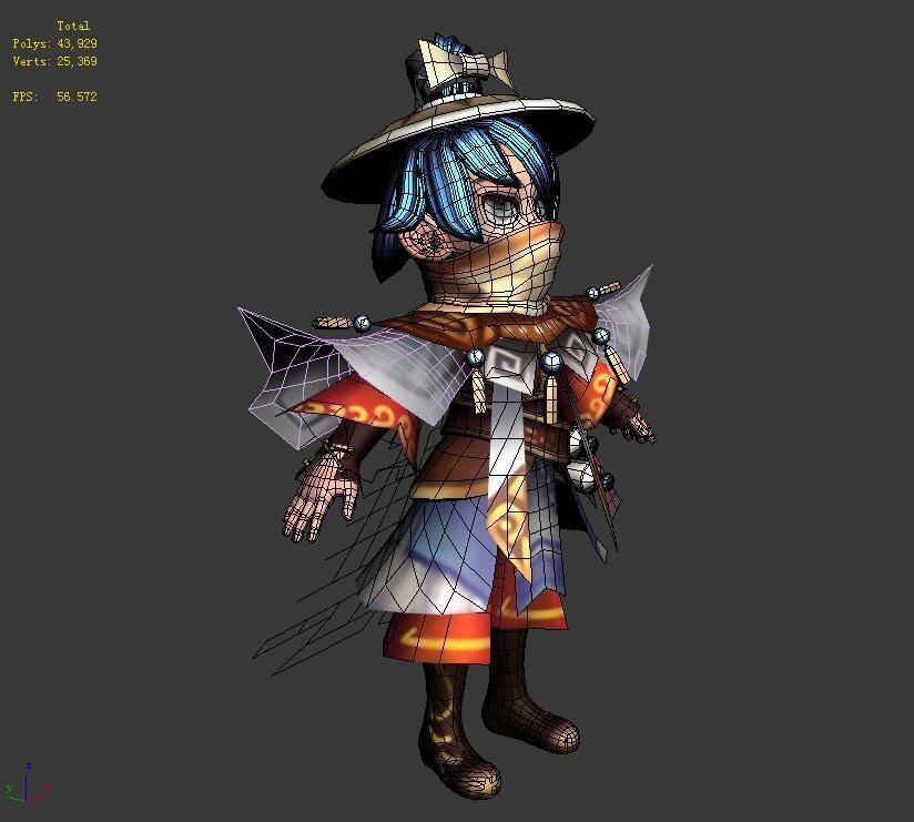 Game characters - storytellers 3D model_6