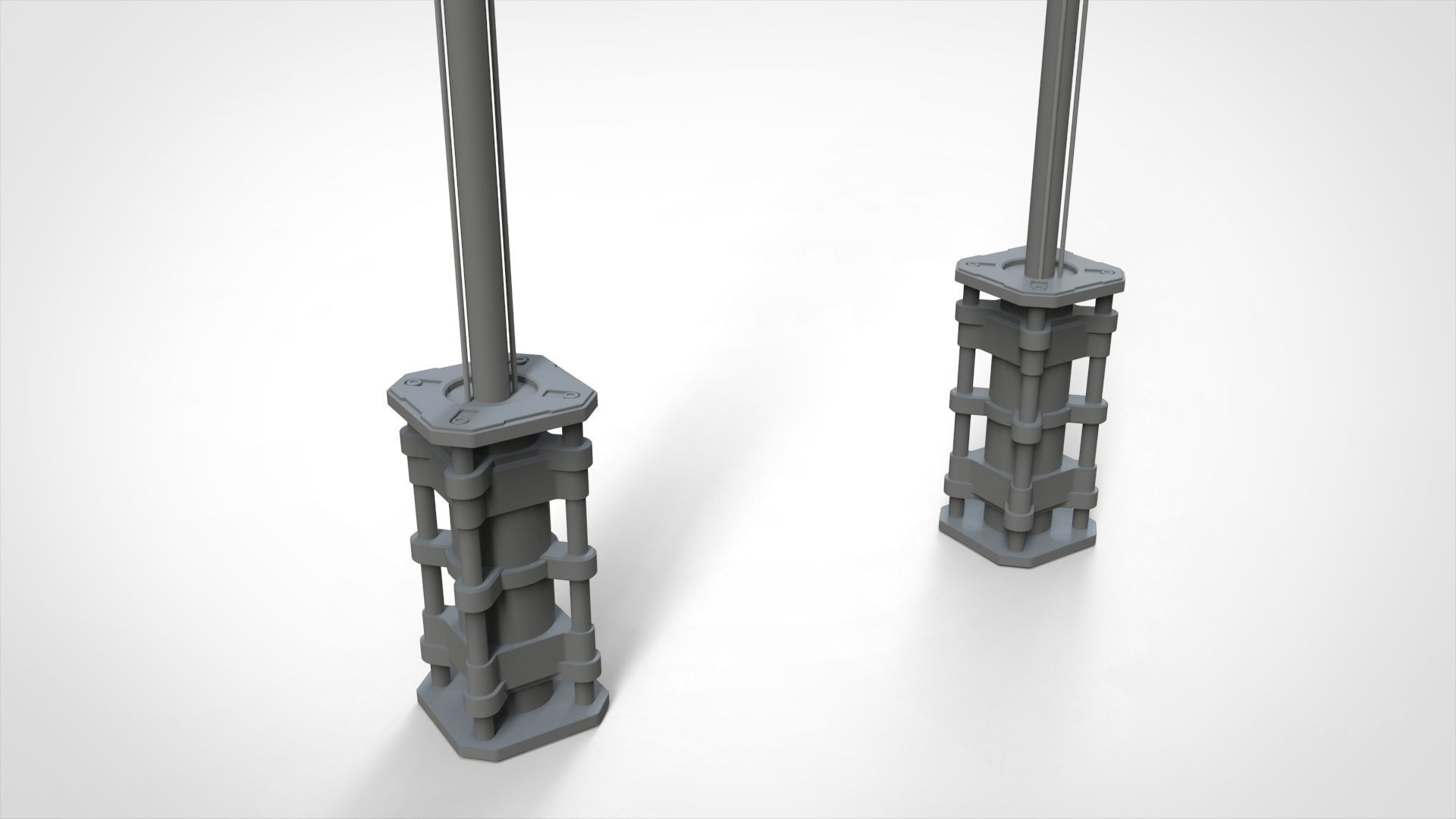 sci fi lighting 5 3D model_6