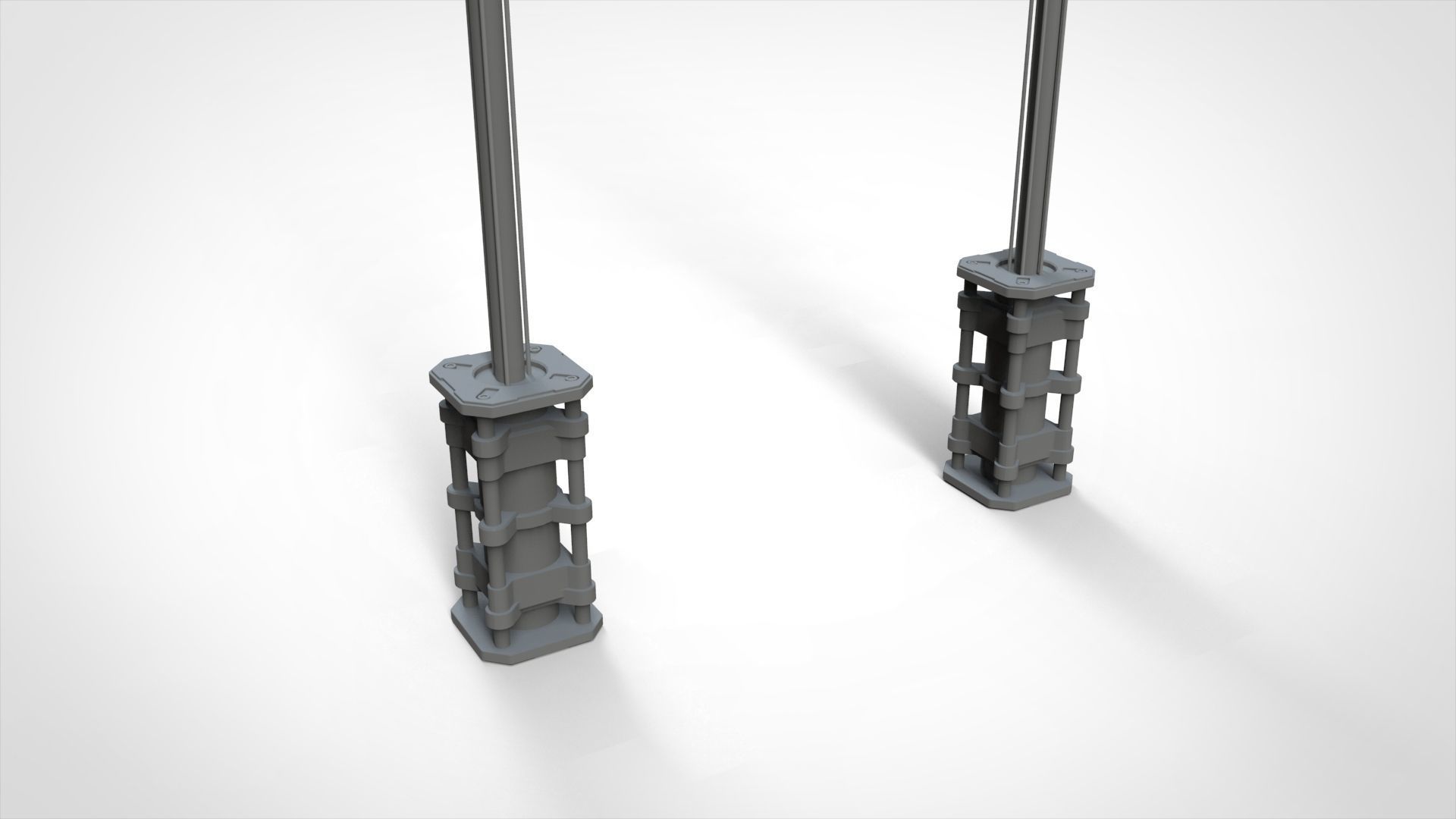 sci fi lighting 5 3D model_9