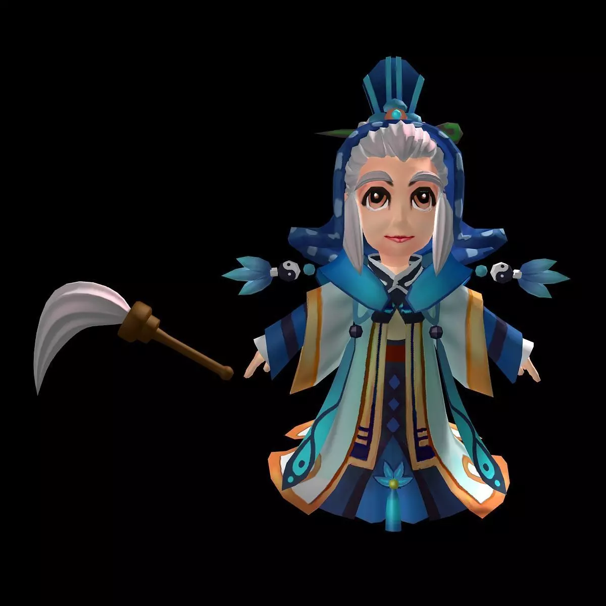 Game characters - Sun II 3D model