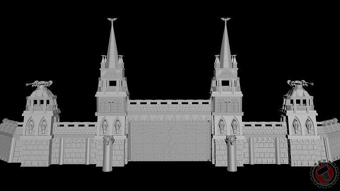 Imperial fortress 3D print model