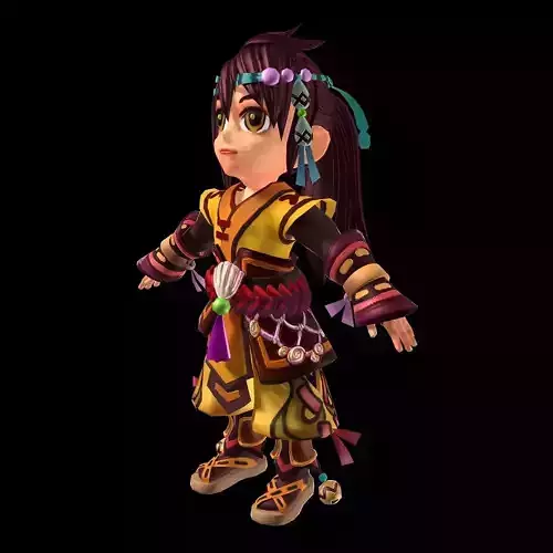 The characters of the game - Peach Blossom Valley