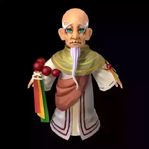 The characters of the game - Tianzhu monk