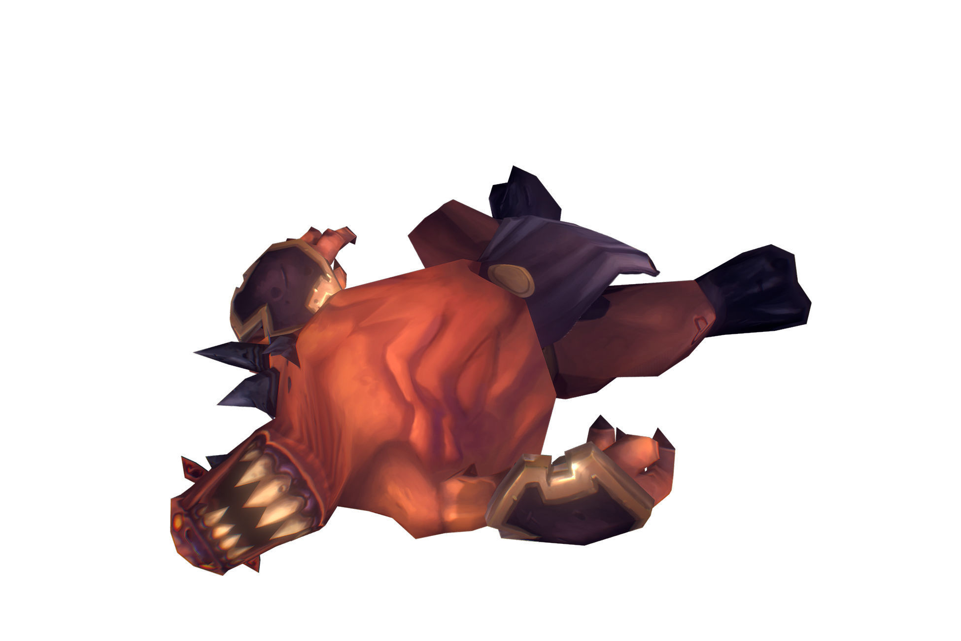 Demon Grunt - Low Poly Hand Painted Low-poly 3D model_7