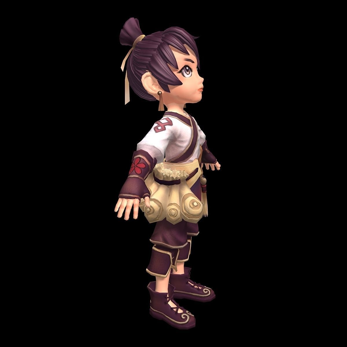 The characters of the game - the servant 3D model_3