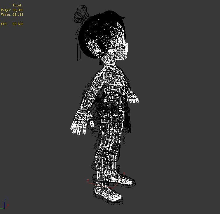 The characters of the game - the servant 3D model_6