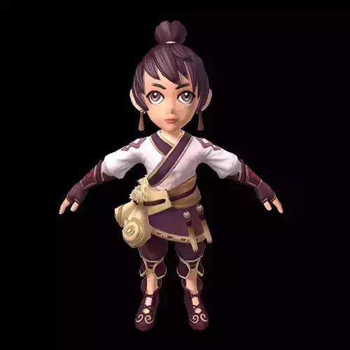 The characters of the game - the servant