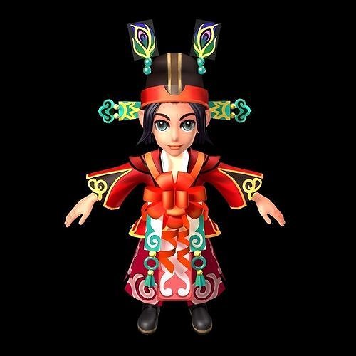 The characters of the game - the groom 3D model