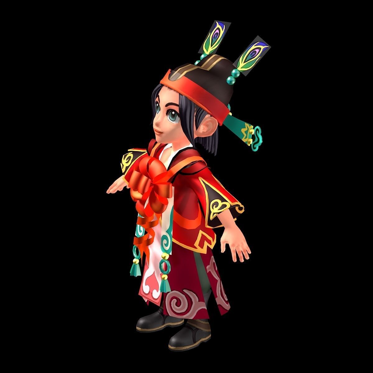 The characters of the game - the groom 3D model_1