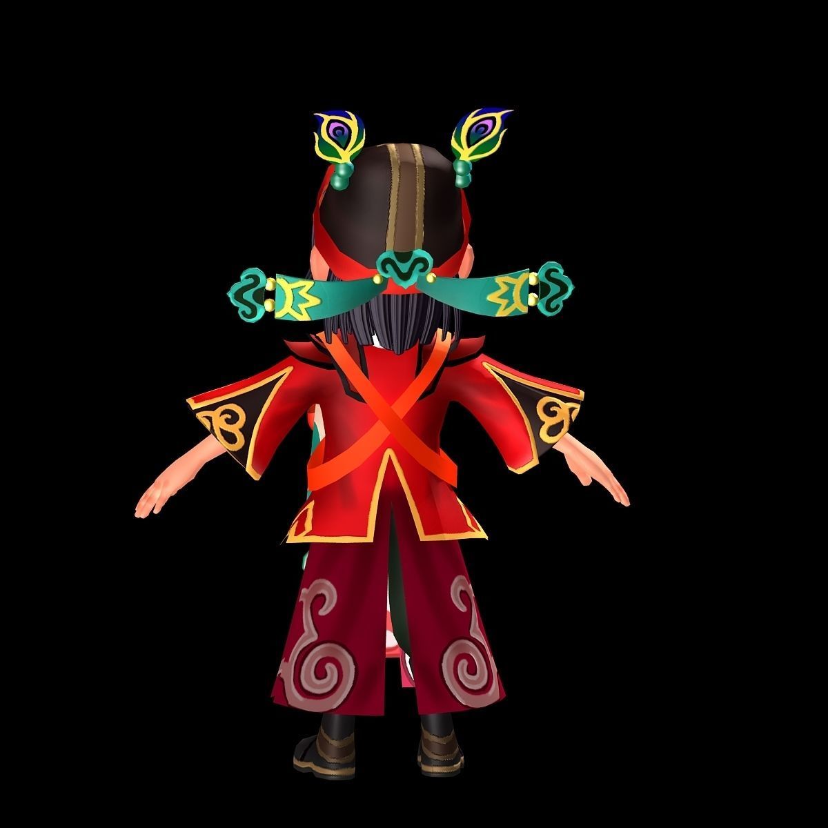 The characters of the game - the groom 3D model_2