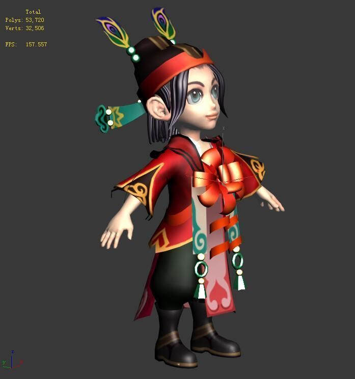 The characters of the game - the groom 3D model_4