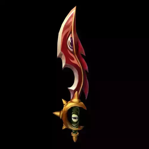 Game character weapon - hundred ghost weep