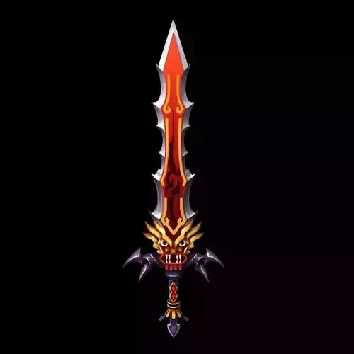 Game characters weapons - Chi Xiao