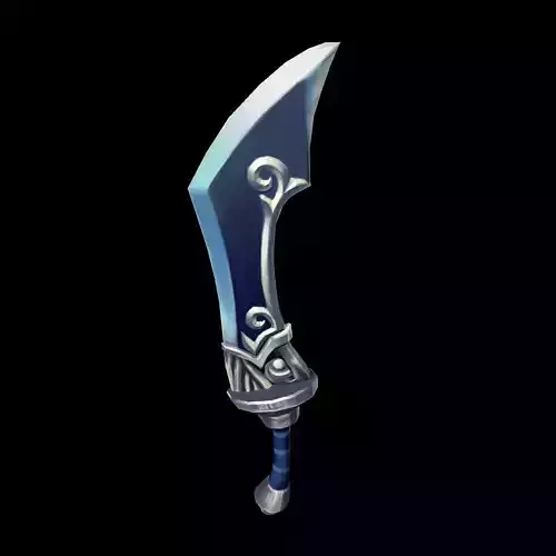 Game character weapon - big knife