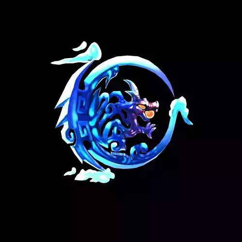 Game character weapons - crystal jade ice hook