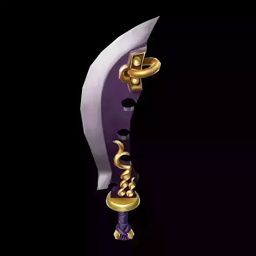 Game character weapons - steel sword