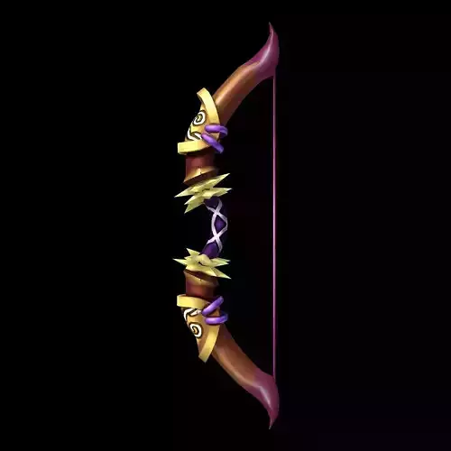Game characters weapons - horns bow