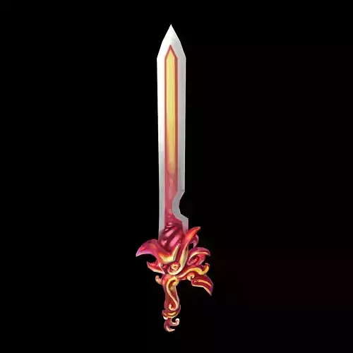 Game character weapons - ladies sword 70