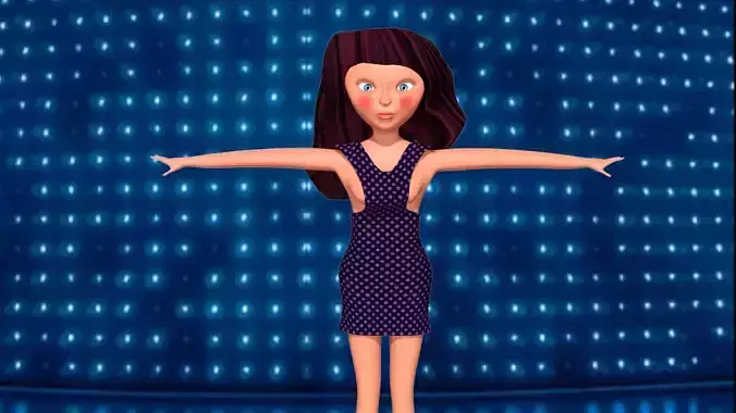 free model of a woman in a dress with textures 53