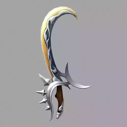 Game character weapon - full moon machete