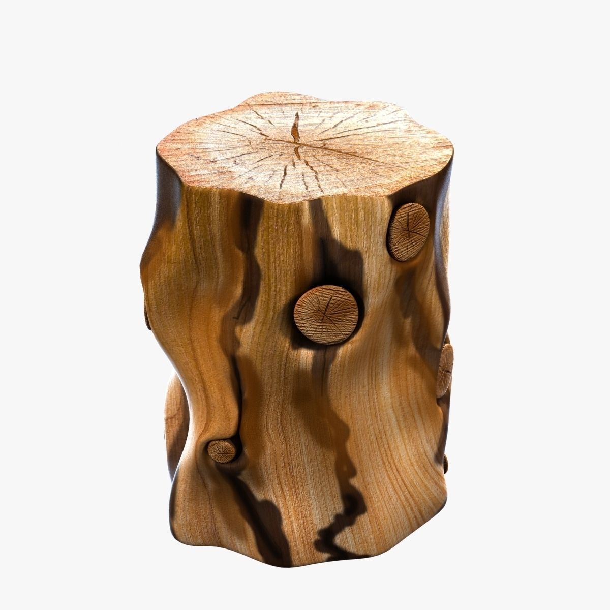 West Elm Natural Tree Stump Side Table Model Cgtrader West Elm Natural Tree Stump Side Table Model Max Obj Mtl S Fbx Unitypackage Prefab