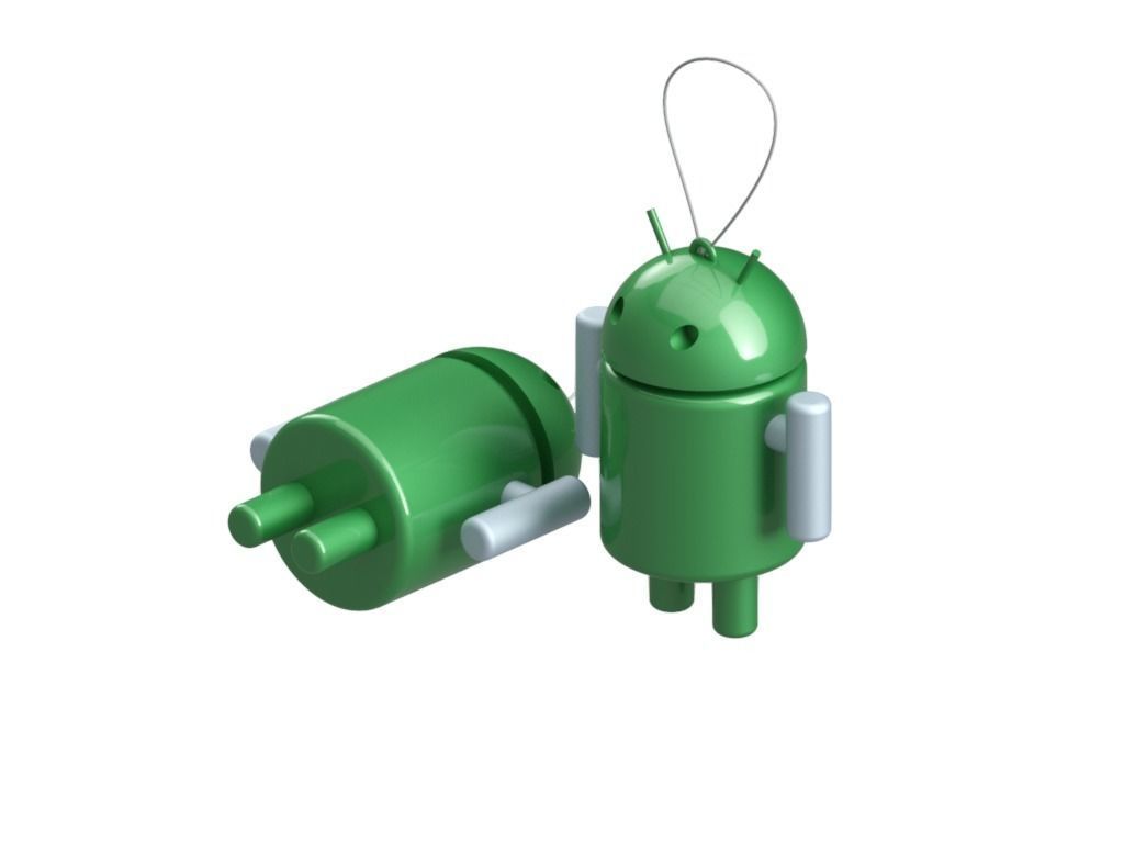 android toy key chain Free 3D model_3