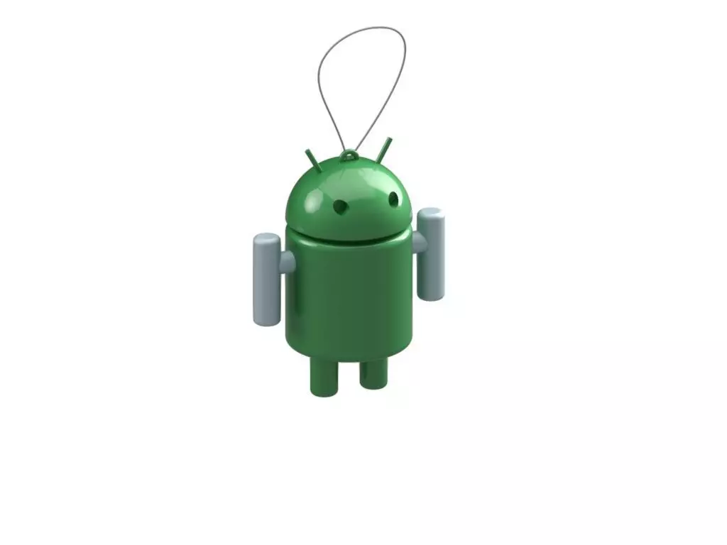android toy key chain Free 3D model_0