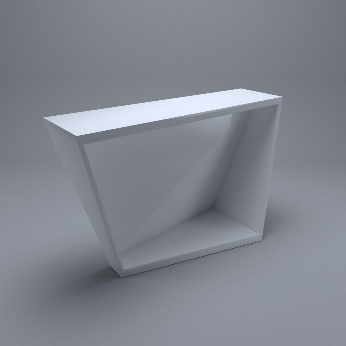 reception table 3D model_2