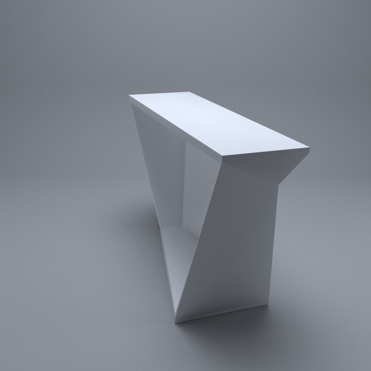 reception table 3D model_1